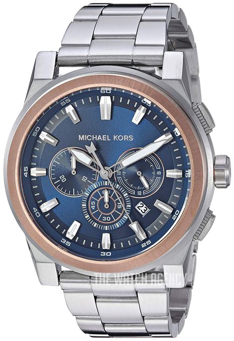 michael kors mk8598 two-tone grayson watch|Michael Kors Grayson Chronograph Quartz Blue Dial .